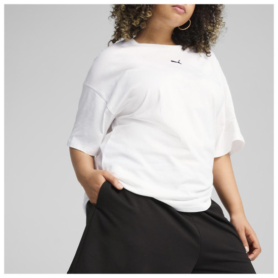 Puma Γυναικείο σορτς Essential Small No.1 Logo Lightweight 4'' High-Waist Shorts